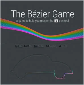 Páginas para Practicar con la plumilla 5 plumilla the bezier game