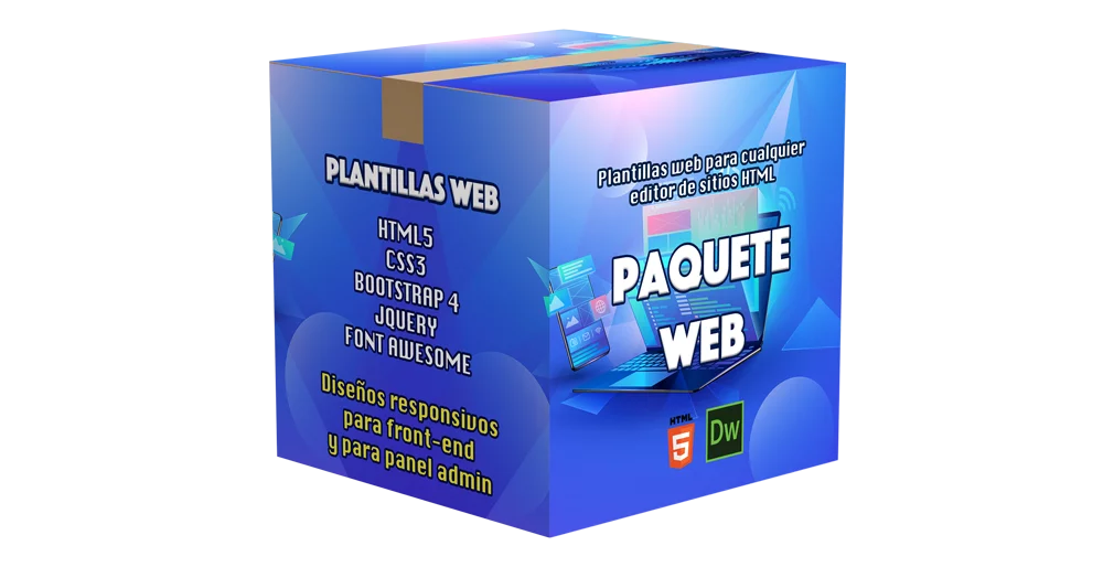 Caja_Cuadrada_webhtml paquete diseño web plantillas