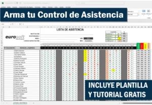 Control de tiempo y asistencia en excel