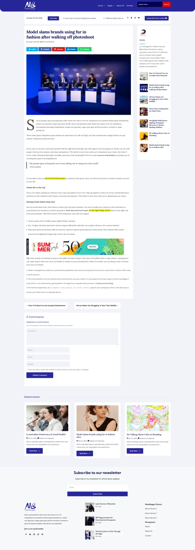 NeoBlogger Theme 3 NeoBlogger Theme - Imagen 3